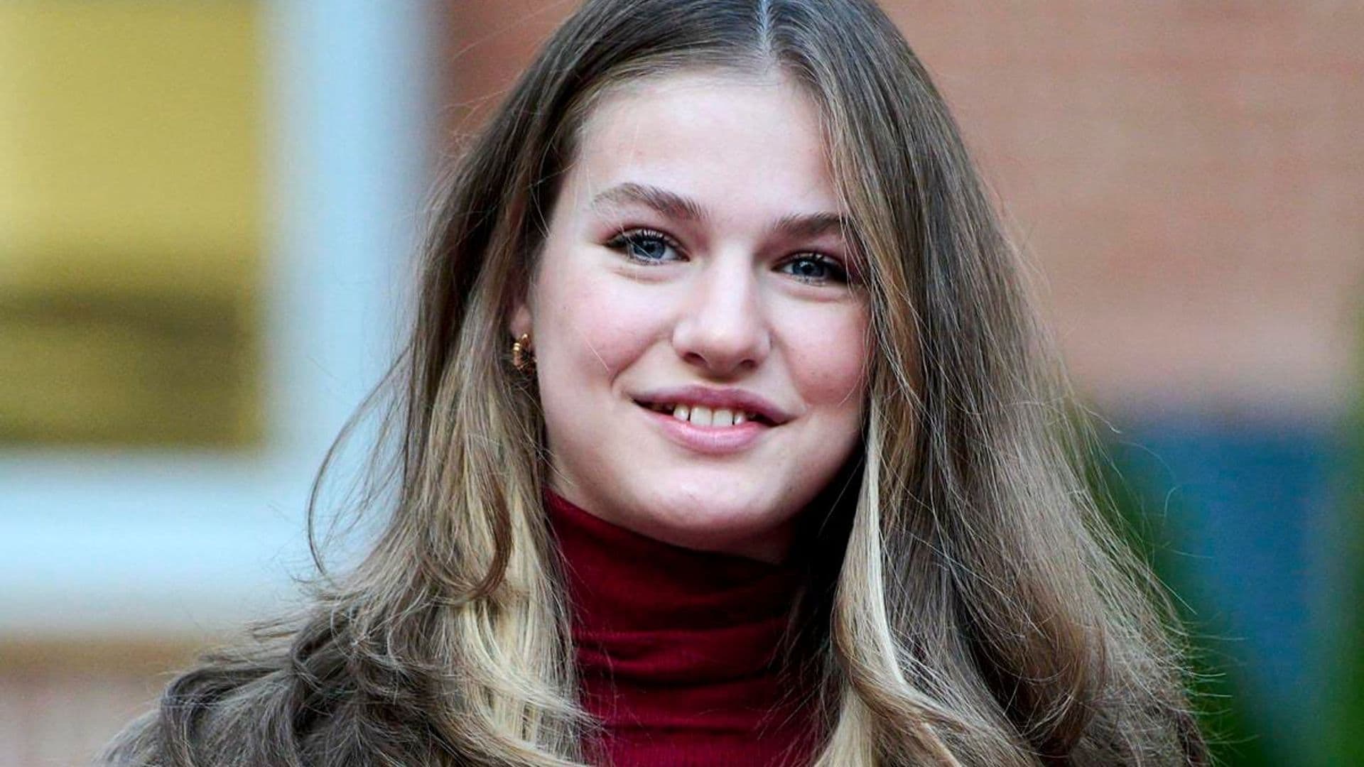 Home for the holidays! Princess Leonor carries out engagement during school break