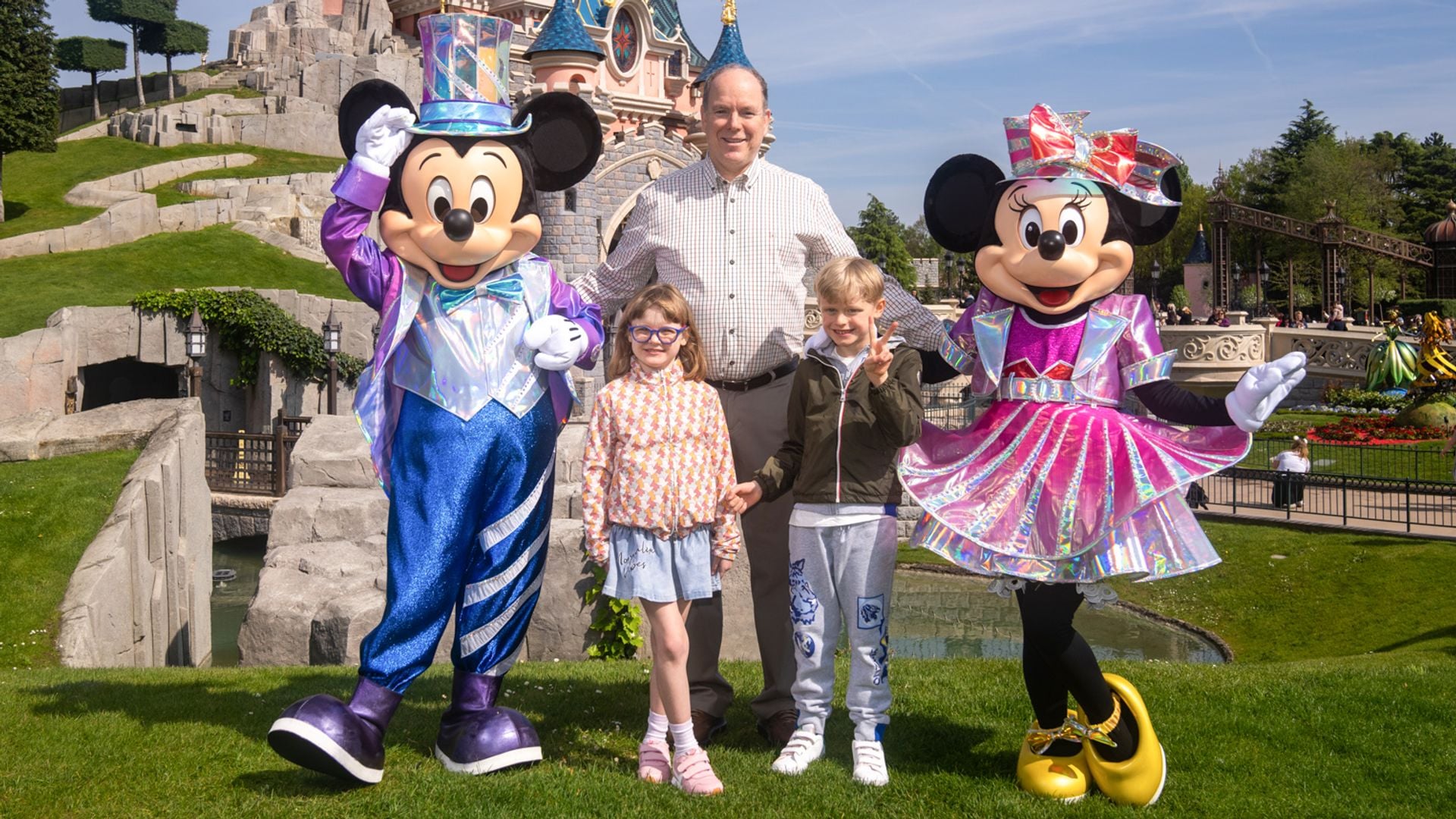 Princess Charlene's twins, Princess Diana, Meghan Markle and more royals pictured at Disney