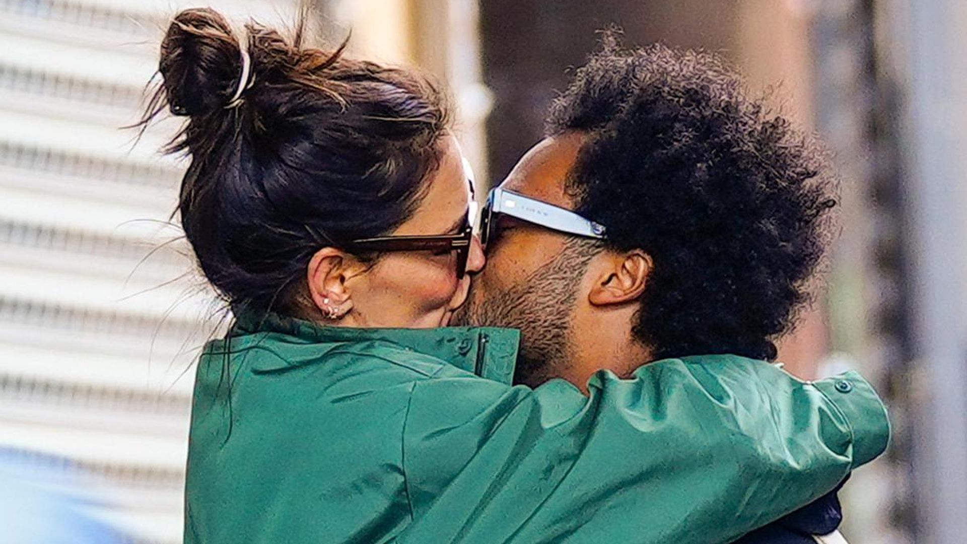 Katie Holmes looks happier than ever packing on PDA with Bobby Wooten