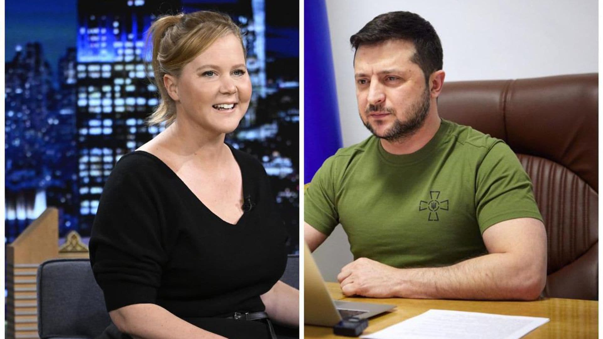 Amy Schumer wants Ukrainian President Volodymyr Zelensky to appear on the Oscars