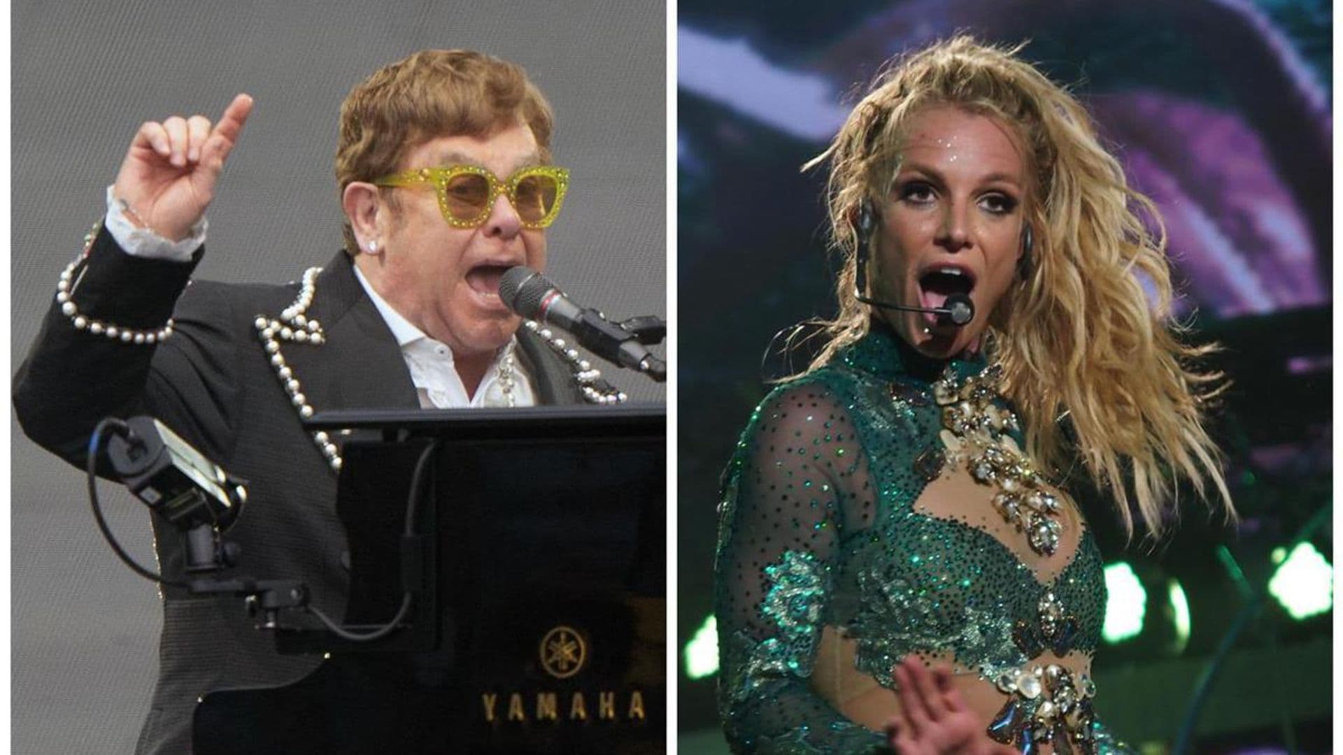 Britney Spears ‘secretly’ recorded a duet with Elton John last week