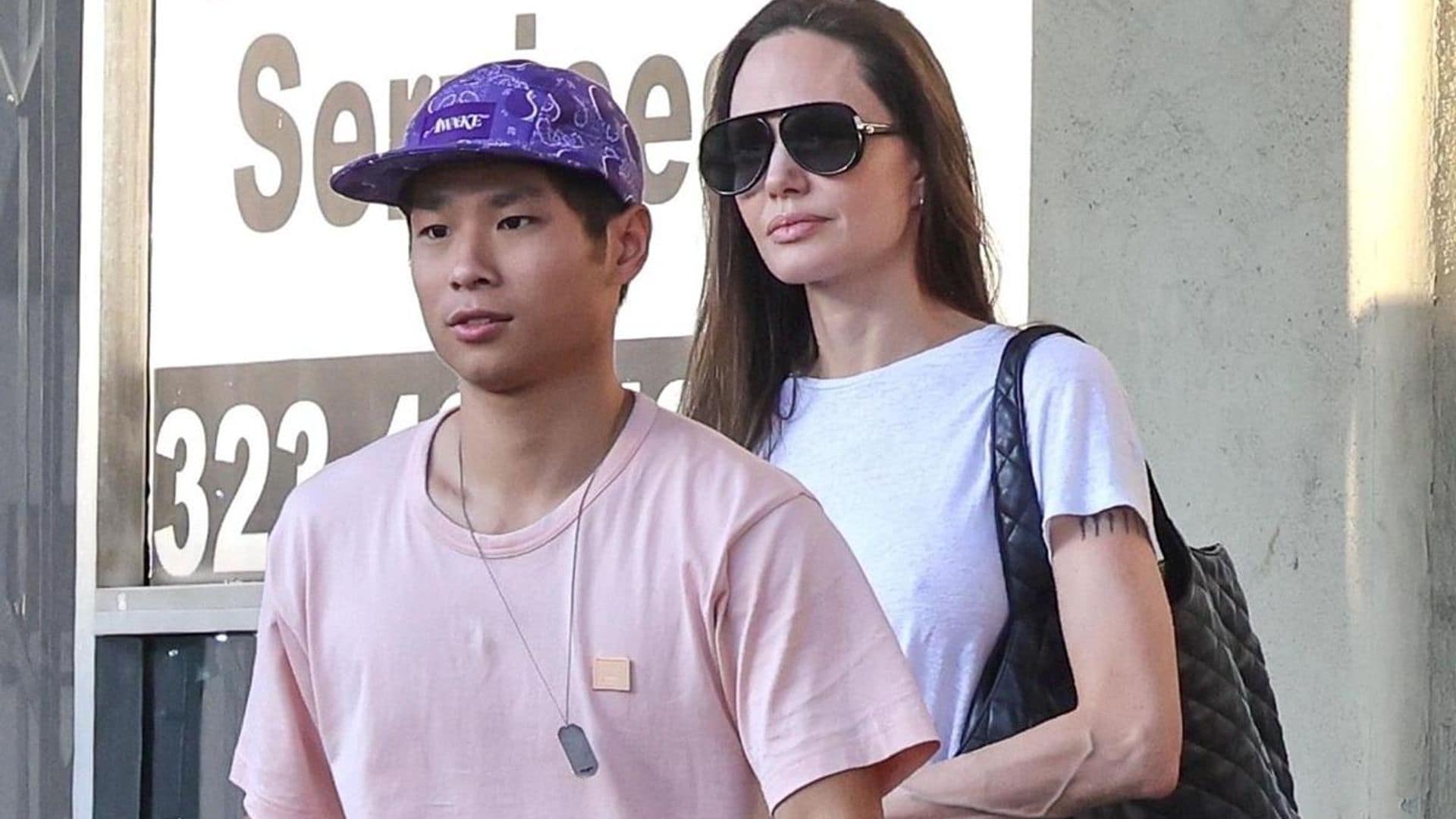 New dog? Angelina Jolie and Pax go shopping for pet supplies