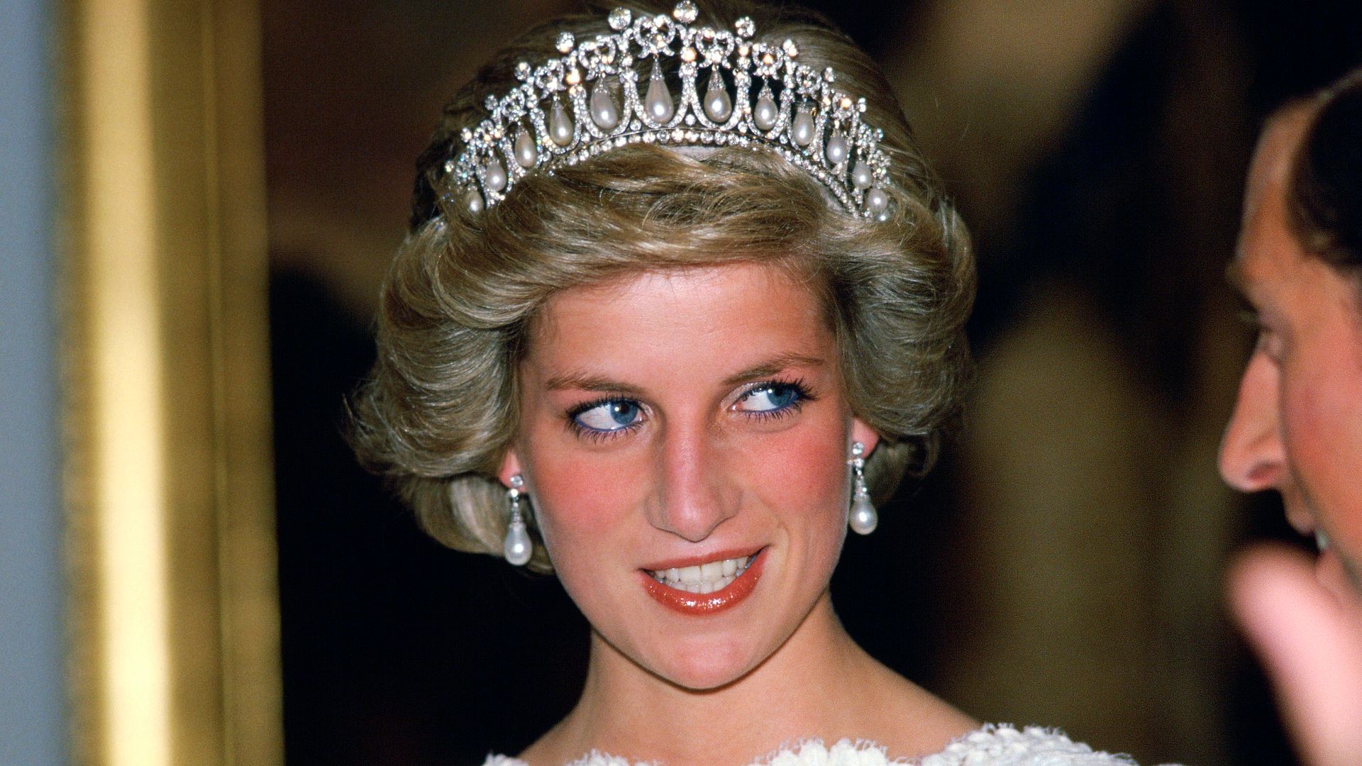 The Princess during a visit to the British Embassy in Wales