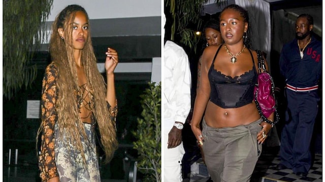 Malia and Sasha Obama enjoy a glamorous night out at a star-studded event hosted by Drake