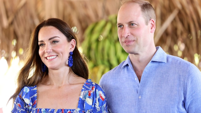 HOPKINS, BELIZE - MARCH 20: Prince William, Duke of Cambridge and Catherine, Duchess of Cambridge travel to Hopkins, a small village on the coast which is considered the cultural centre of the Garifuna community in Belize. Here, Their Royal Highnesses will spend time with Garifuna people and witness a demonstration of Garifuna culture during their visit on behalf of Her Majesty The Queen on the occasion of the Platinum Jubilee. On March 20, 2022 in Hopkins, Belize. (Photo by Chris Jackson/Getty Images)