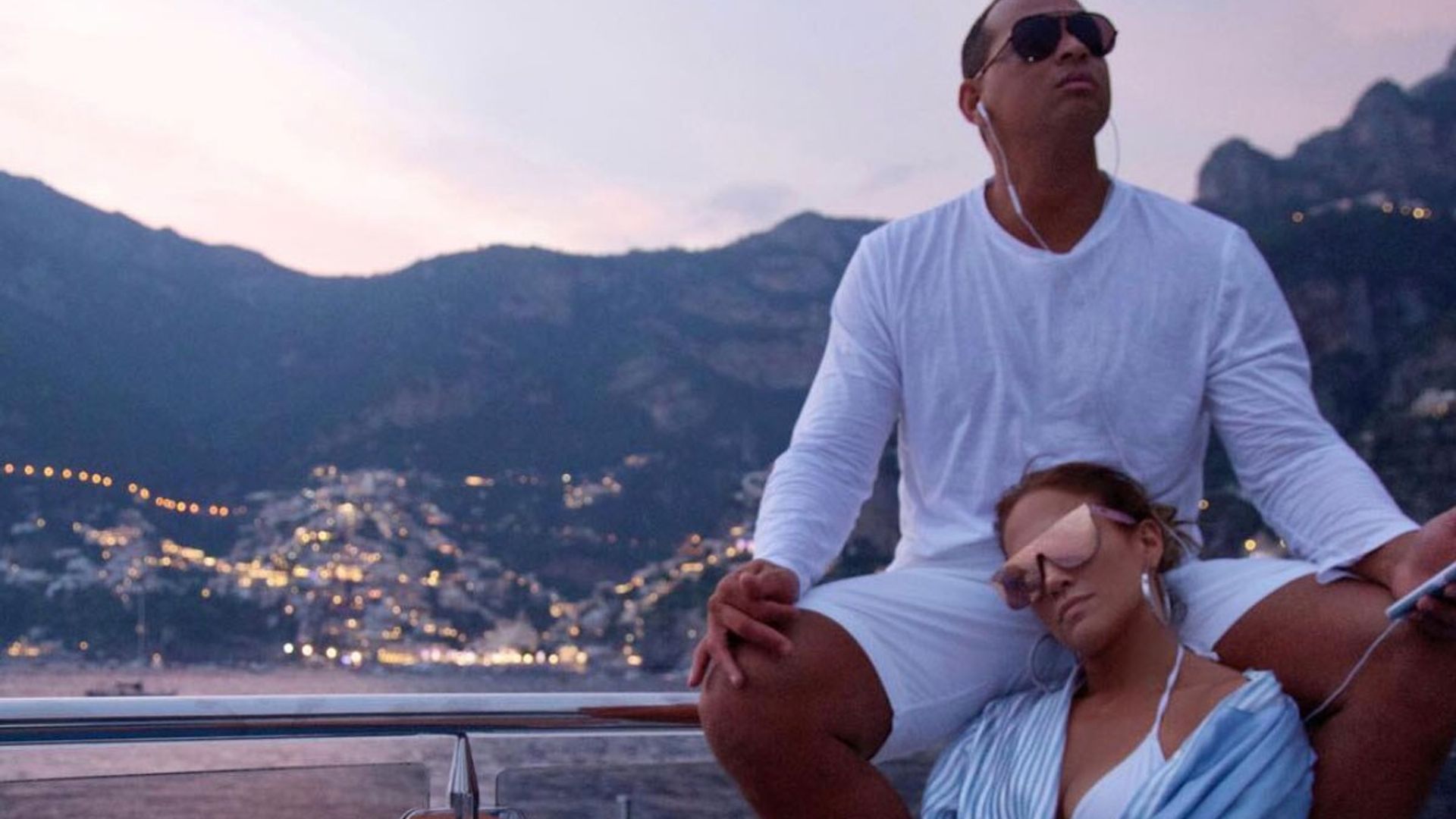 Jennifer Lopez and Alex Rodriguez celebrate their island engagement on romantic private jet