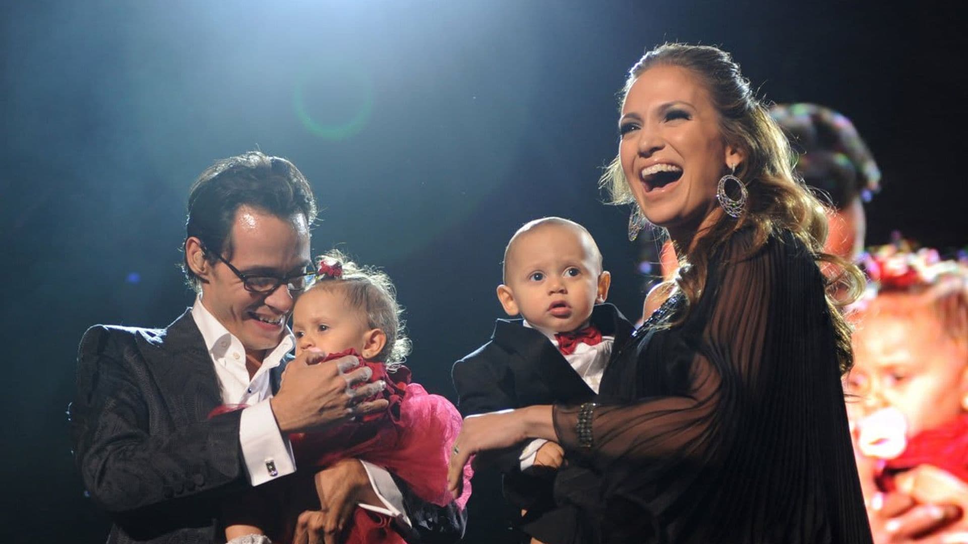 They grow so fast! Marc Anthony and Jennifer Lopez’s kids, Max and Emme Muñiz, over the years