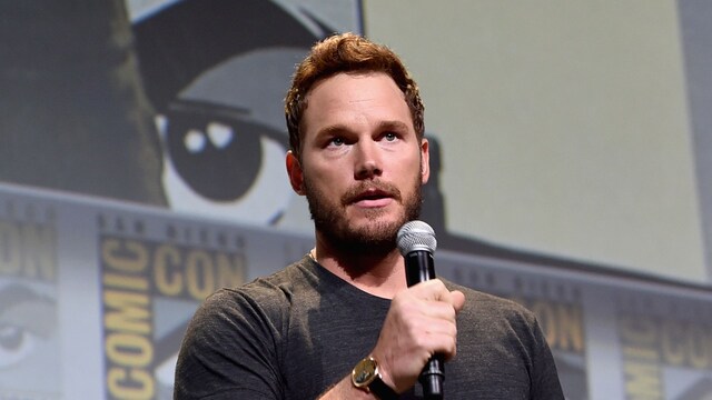 Chris Pratt visiting his home after the LA fires