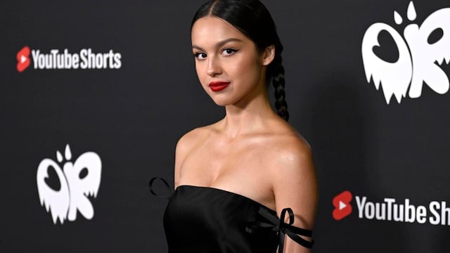 Olivia Rodrigo joins fans and YouTube Creators to unveil the #vampireOR2 Shorts challenge and premiere the video for her single "vampire", (Geffen Records) at the YouTube Headquarters