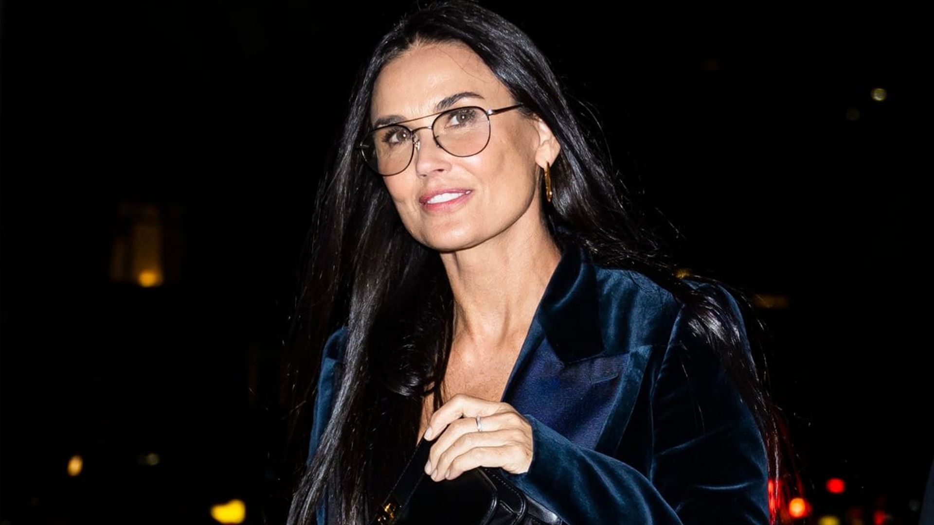 Demi Moore flaunts cleavage at WSJ. Magazine 2021 Innovator Awards