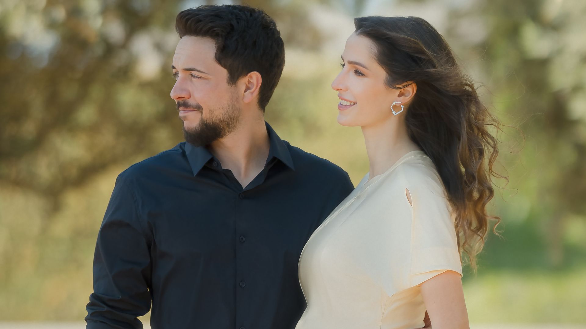 When is Queen Rania's first grandchild due?