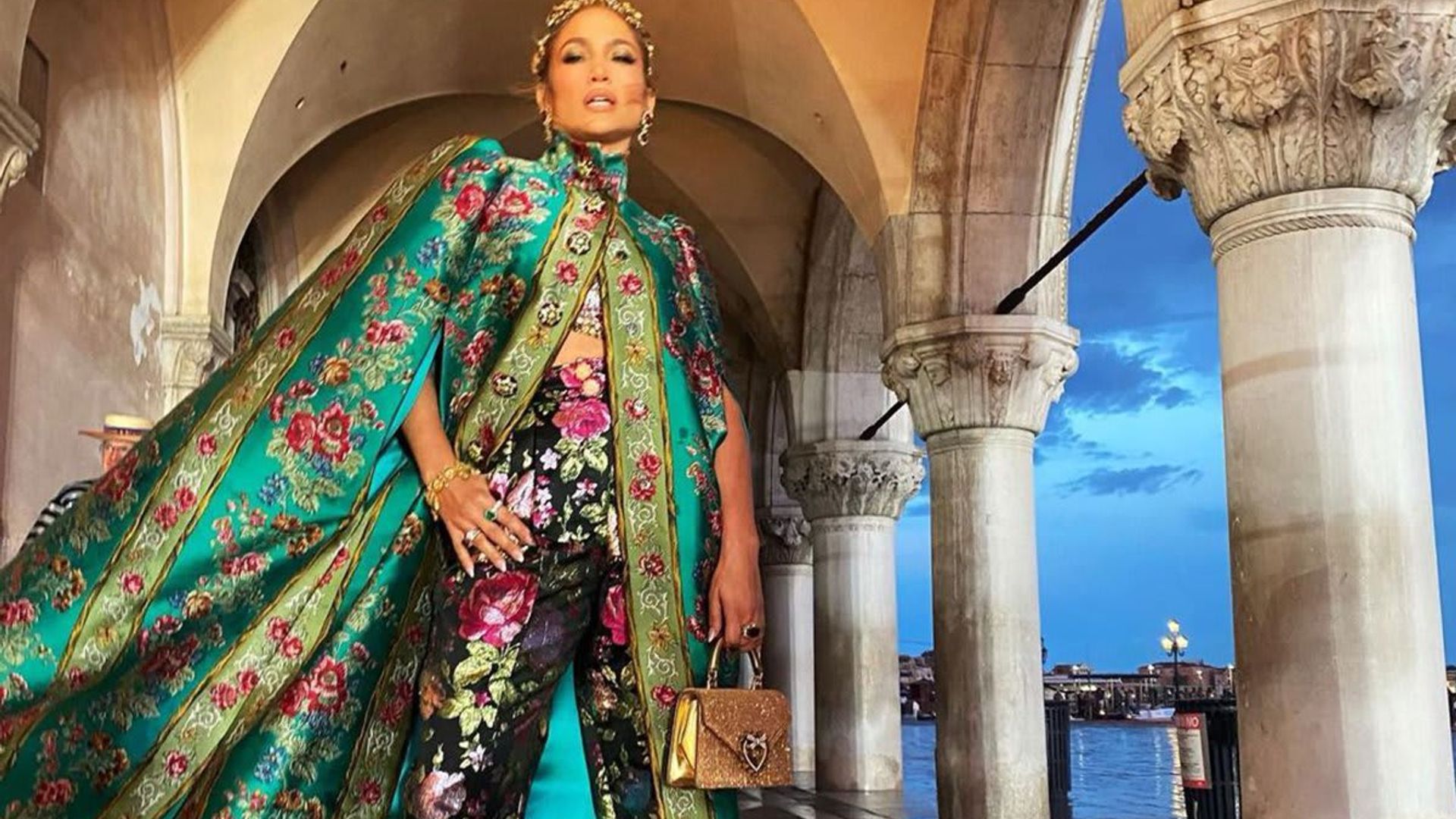 Jennifer Lopez looks royal in Dolce & Gabbana ahead of Ben Affleck’s movie premiere in Venice