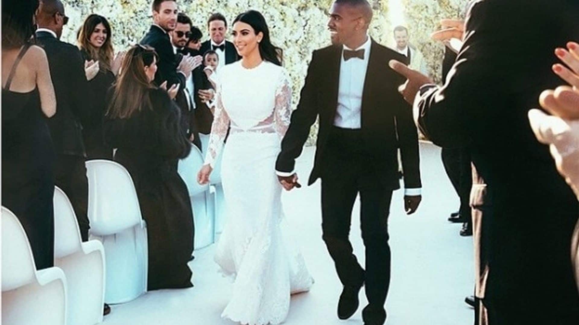 One year later: 32 new photos from Kim Kardashian, Kanye West's wedding