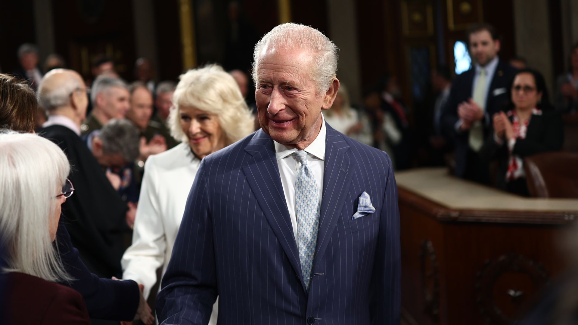 King Charles III fights back tears in historic U.S. Congress speech after shooting shocks Washington