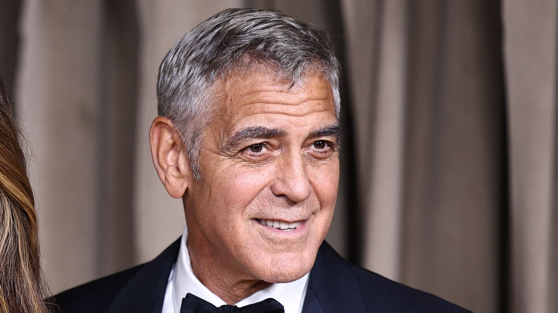US actor George Clooney and Lebanese-British barrister Amal Clooney arrive to attend The Albies hosted by the Clooney Foundation at the Natural History Museum in London on October 3, 2025. The Clooney Foundation for Justice (CFJ), provides free legal support in defense of free speech and women's rights in more than 40 countries. The Albies is the Clooney Foundation for Justice's annual event honoring courageous defenders of justice.