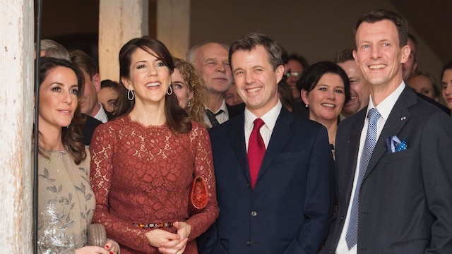 Princess Marie, Queen Mary, King Frederik and Prince Joachim