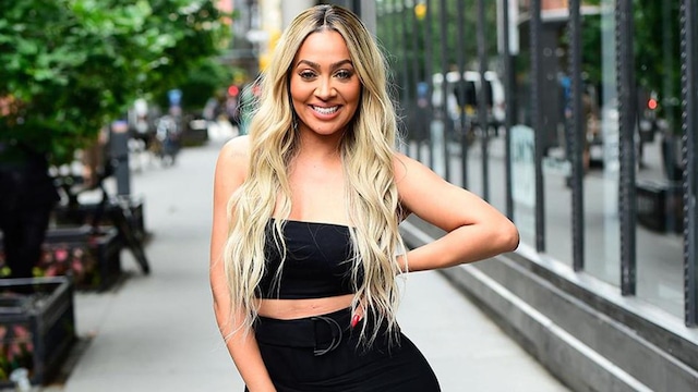 Actress La La Anthony is seen in Soho on June 27, 2018 in New York City. (Photo by Raymond Hall/GC Images)
