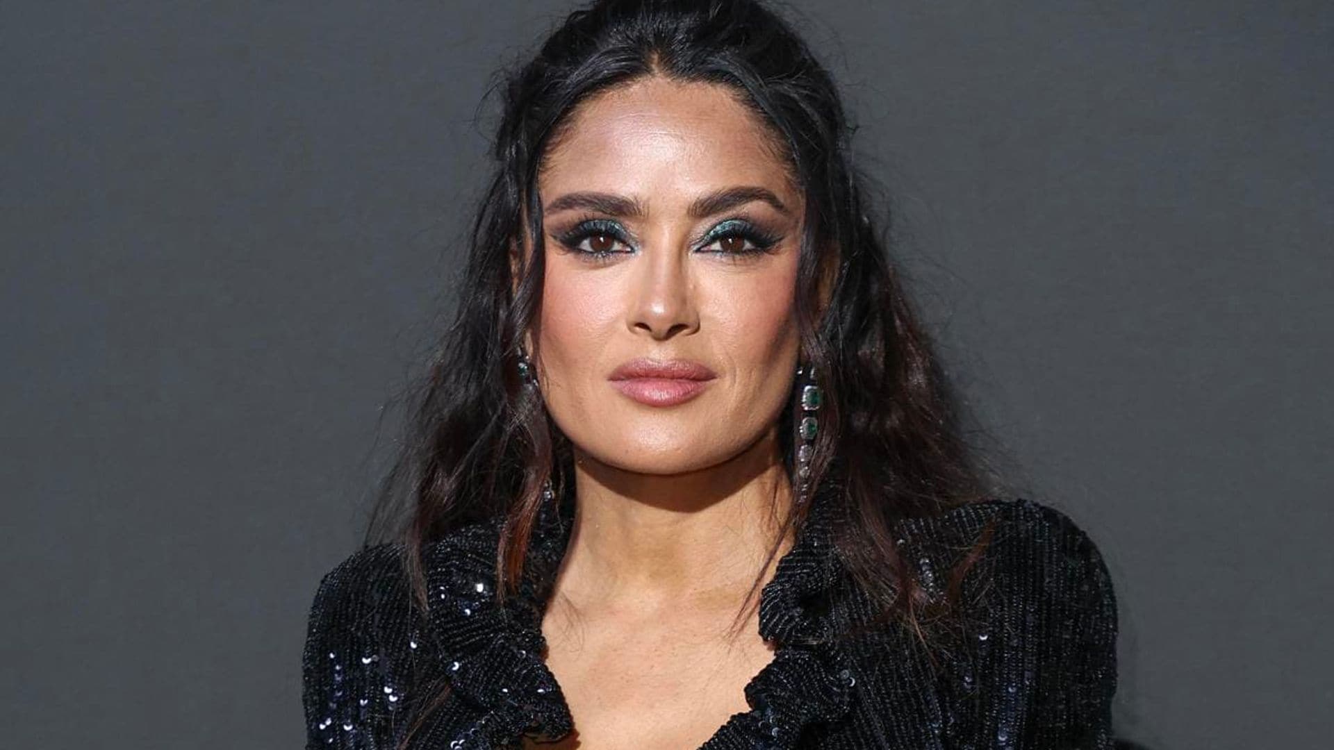 Salma Hayek shares adorable pool pics with her husband François-Henri Pinault