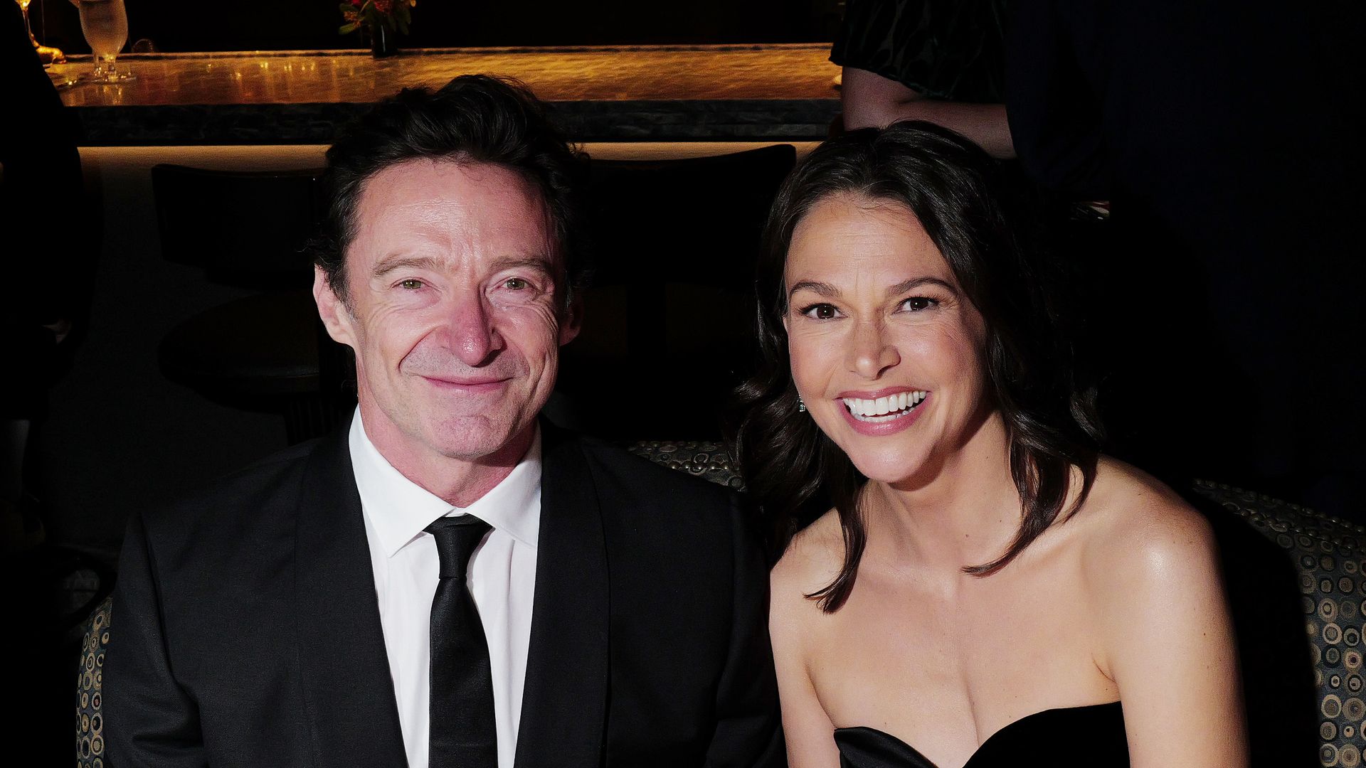 Hugh Jackman and Sutton Foster made their red carpet debut as a couple
