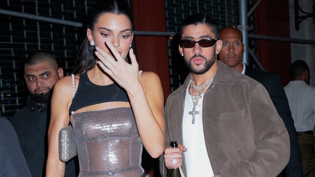  Kendall Jenner and Bad Bunny are seen heading to a Met Gala afterparty