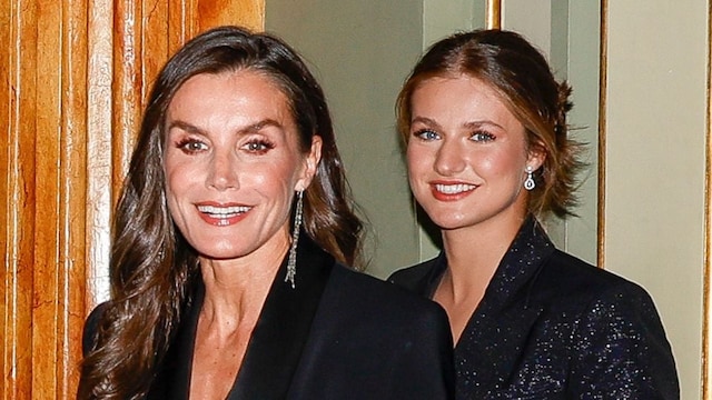 Queen Letizia and Princess Leonor’s twinning moment stuns Barcelona