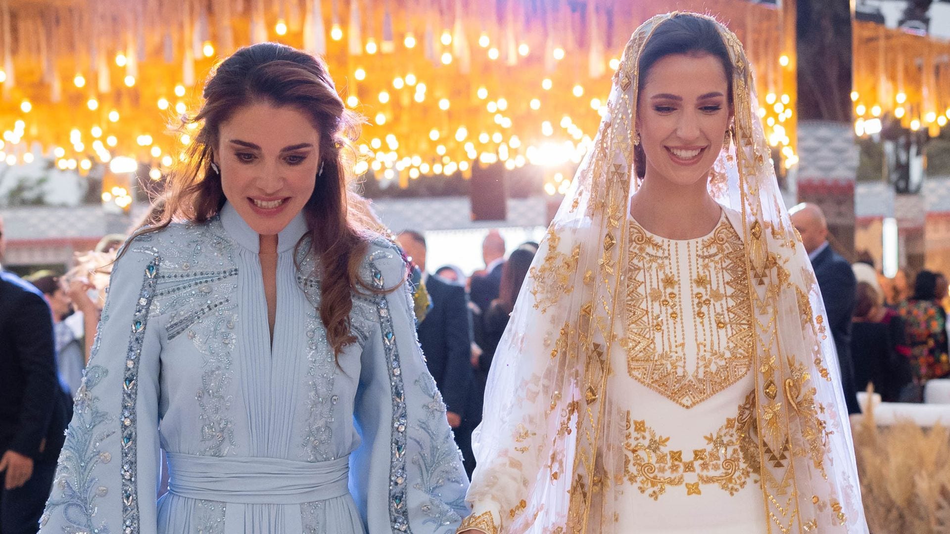 Queen Rania celebrates son's birthday with new photo featuring her pregnant daughter-in-law