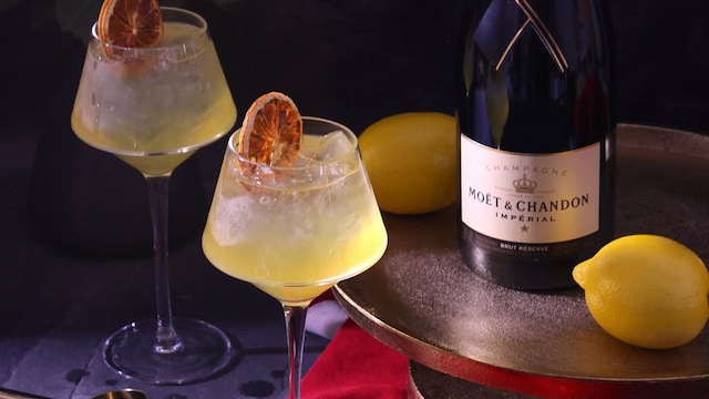 How to make Moet & Chandon's 30th anniversary Golden Globes drink at home