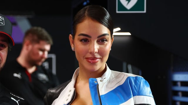 Georgina Rodríguez Brings High-Speed Glamour in Black Leather