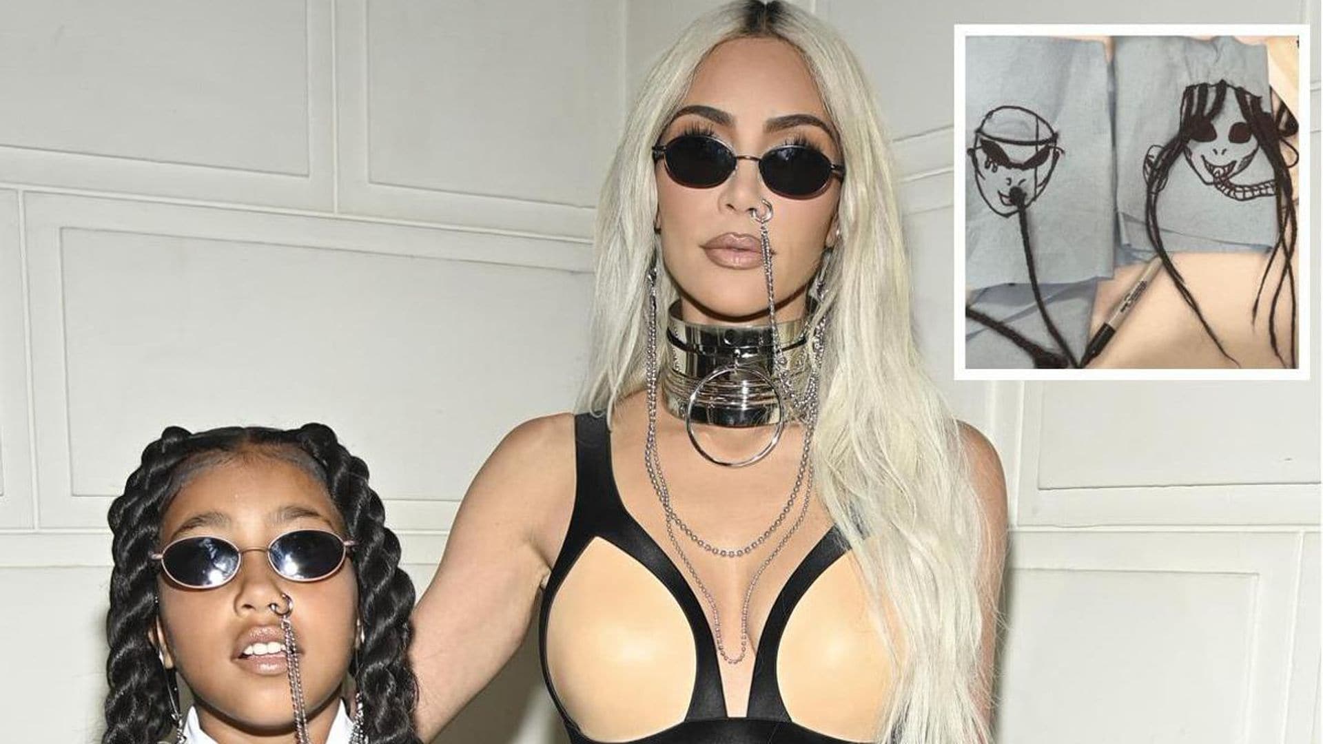 Kim Kardashian shares North West’s sketches for Kanye’s brand Yeezy