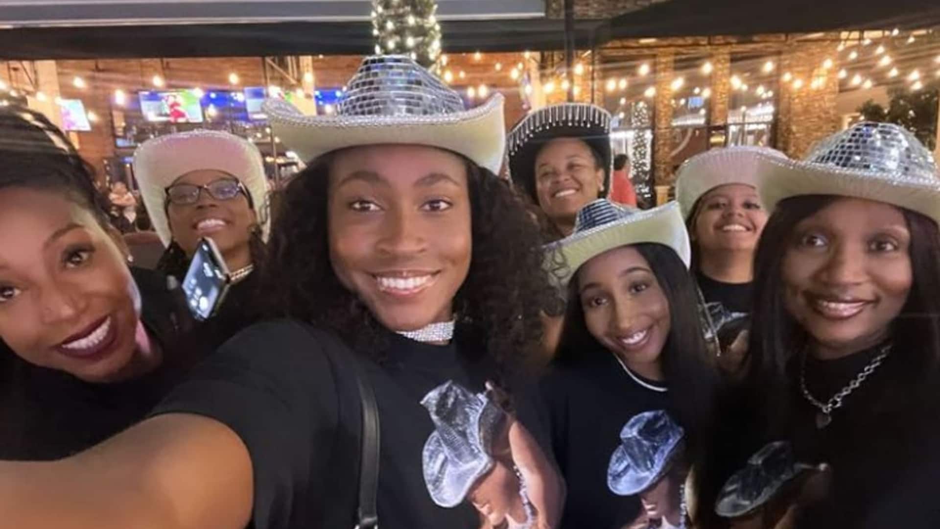 Coco Gauff and friends