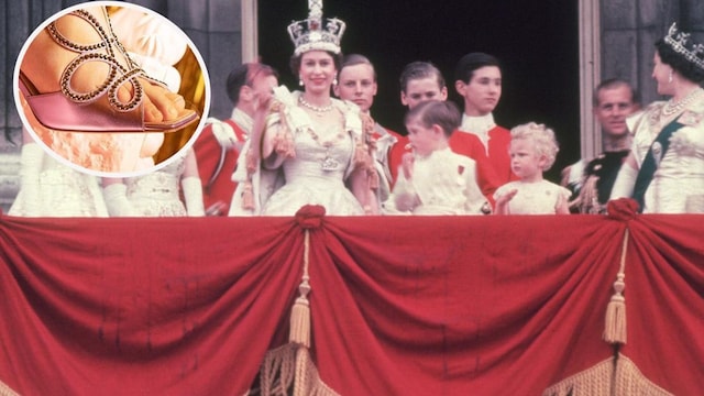 Queen Elizabeth coronation heels