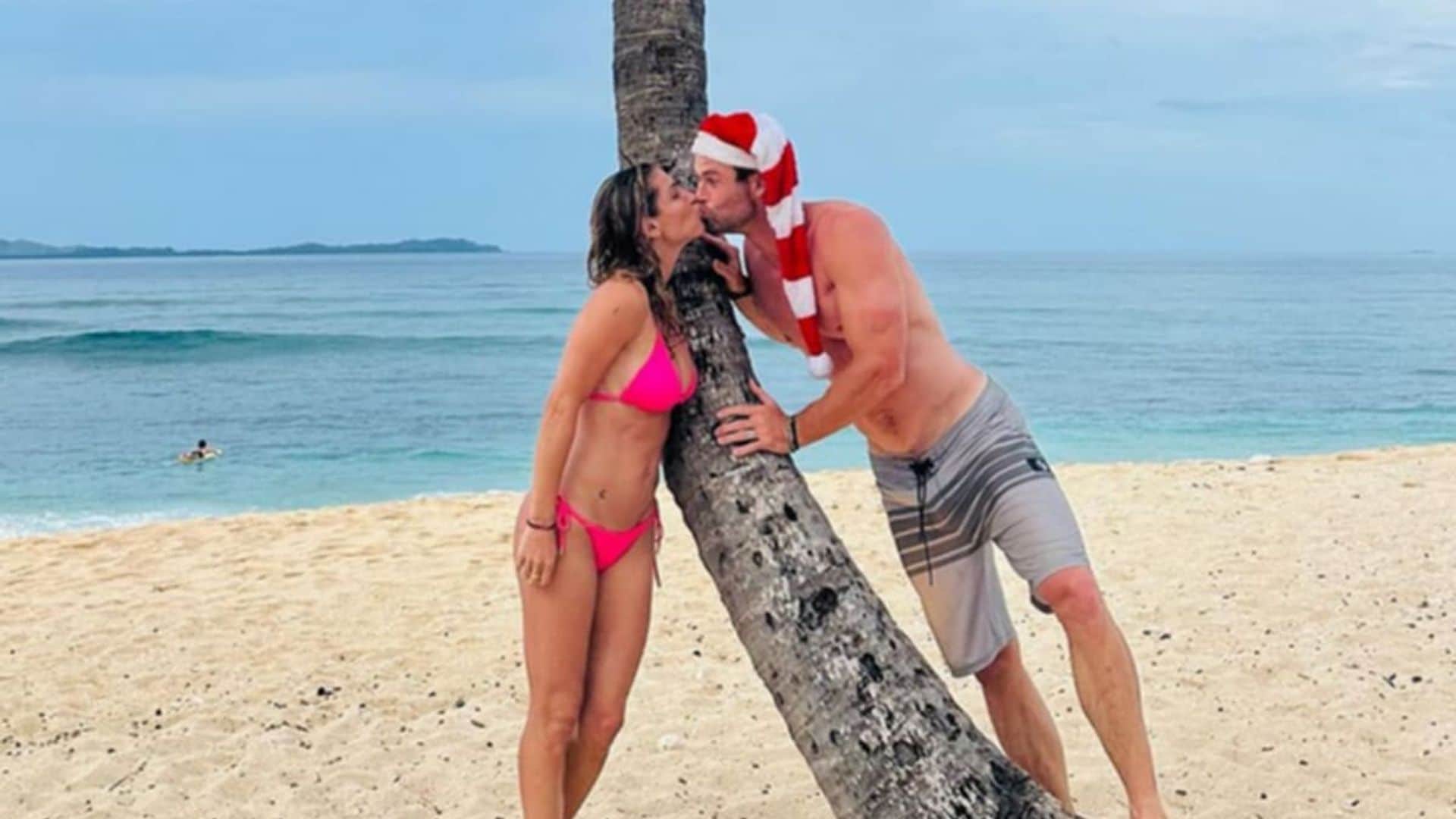 Elsa Pataky looks stunning in a bikini over Christmas holiday