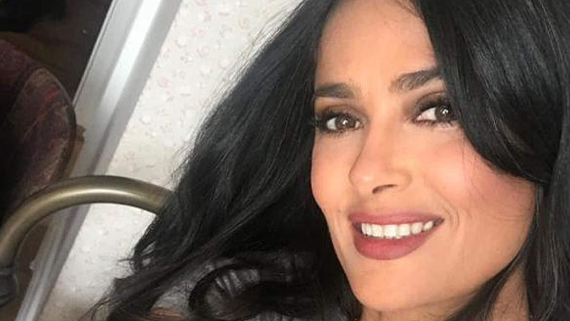Salma Hayek’s daughter Valentina Paloma is her mom’s ‘mini-me’ in adorable toddler photo
