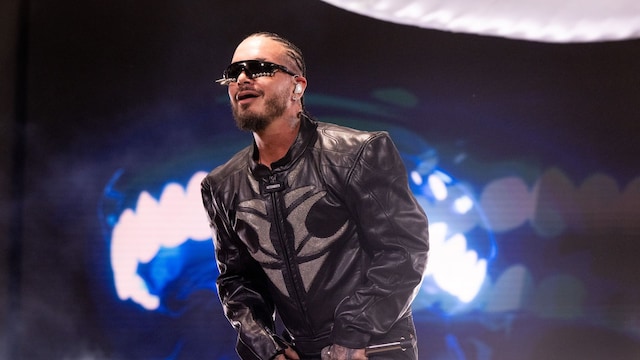  Singer J Balvin performs onstage during Weekend 2 - Day 3 of the Coachella Valley Music & Arts Festival at the Empire Polo Club on April 21, 2024, in Indio, California. (Photo by Scott Dudelson/Getty Images for Coachella)