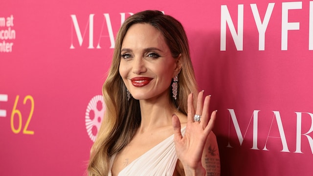 Angelina Jolie attends the "Maria" screening during the 62nd New York Film Festival at Alice Tully Hall, Lincoln Center on September 29, 2024 in New York City. (Photo by Dimitrios Kambouris/Getty Images for FLC)
