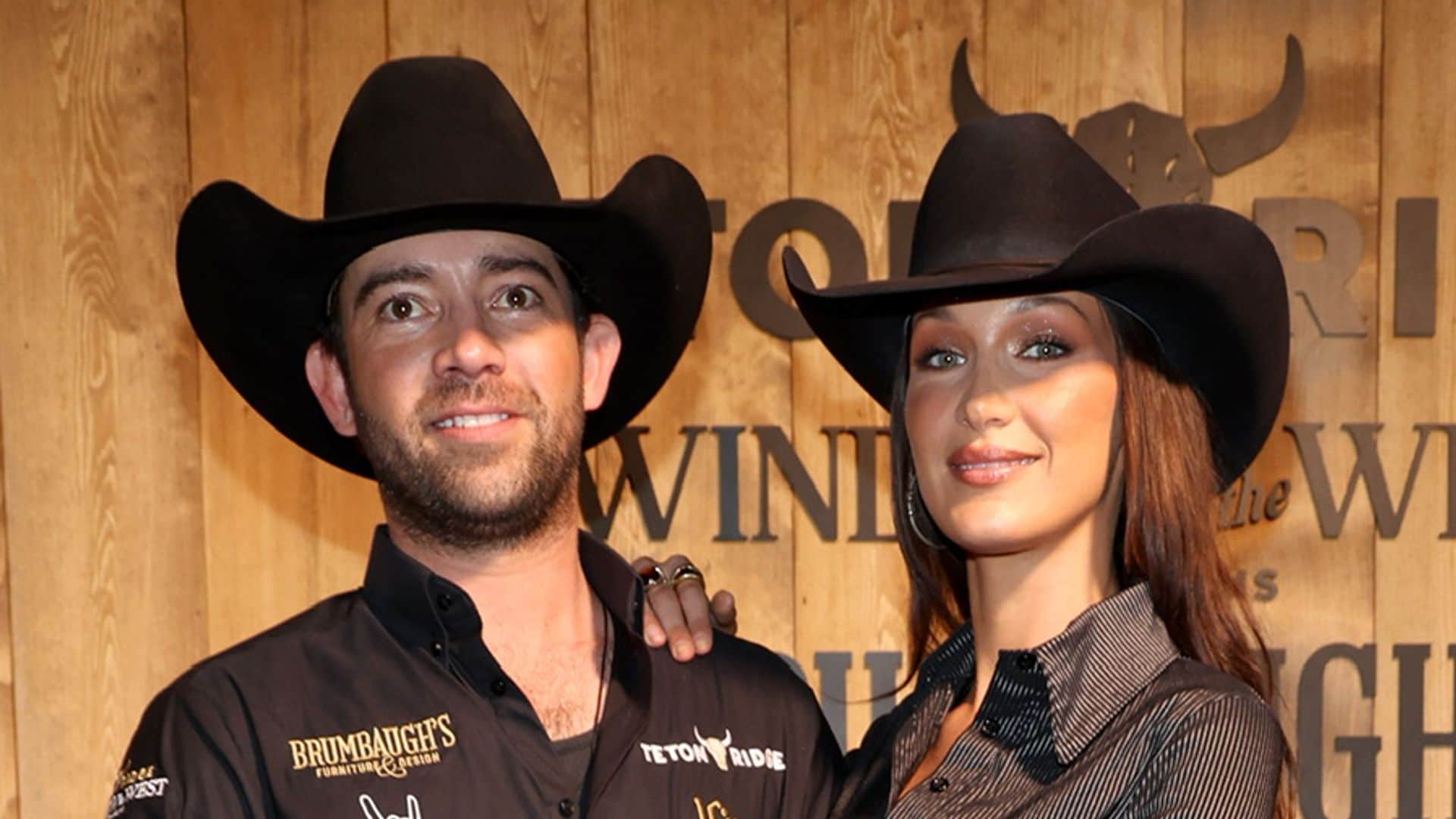 NEW YORK, NEW YORK - SEPTEMBER 12: Adan Banuelos and Bella Hadid attend while Teton Ridge brings "Window To The West" series from the heart of Texas to the streets of NYC on September 12, 2024 in New York City. (Photo by Kevin Mazur/Getty Images for Teton Ridge)