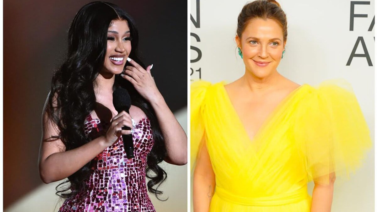 Drew Barrymore helps Cardi B change her eating habits and go vegan(00)