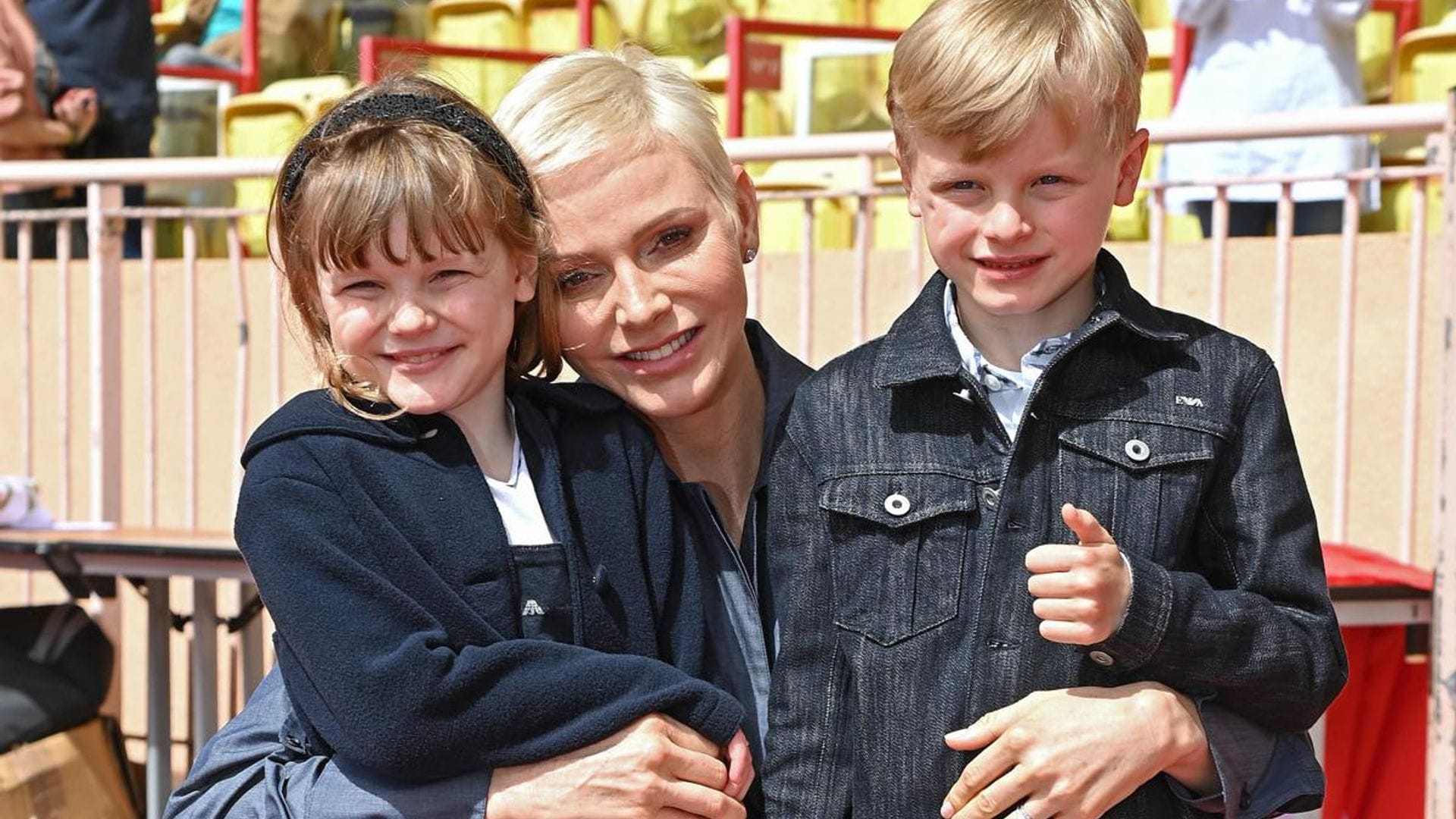 Princess Charlene shares sweet moments with twins during family outing: See photos