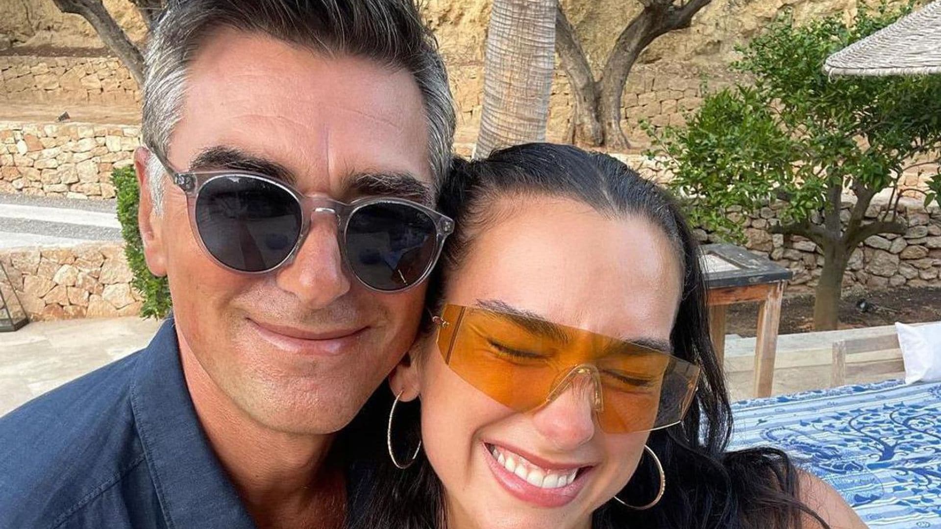 Dua Lipa wishes her dad a happy birthday--and fans can’t get enough of the ‘silver fox’