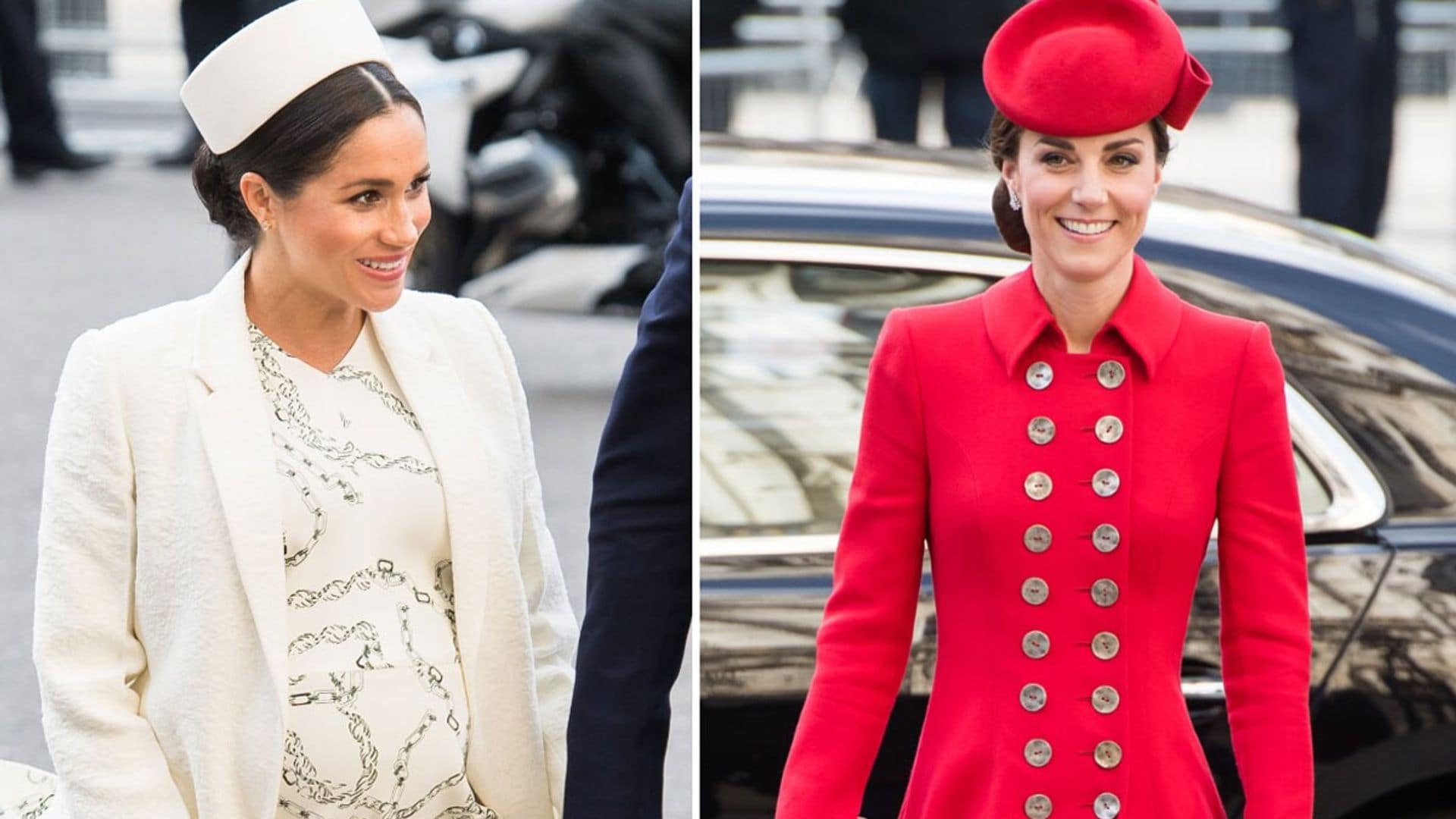 Meghan Markle and Kate Middleton bring spring vibes with Commonwealth Service style