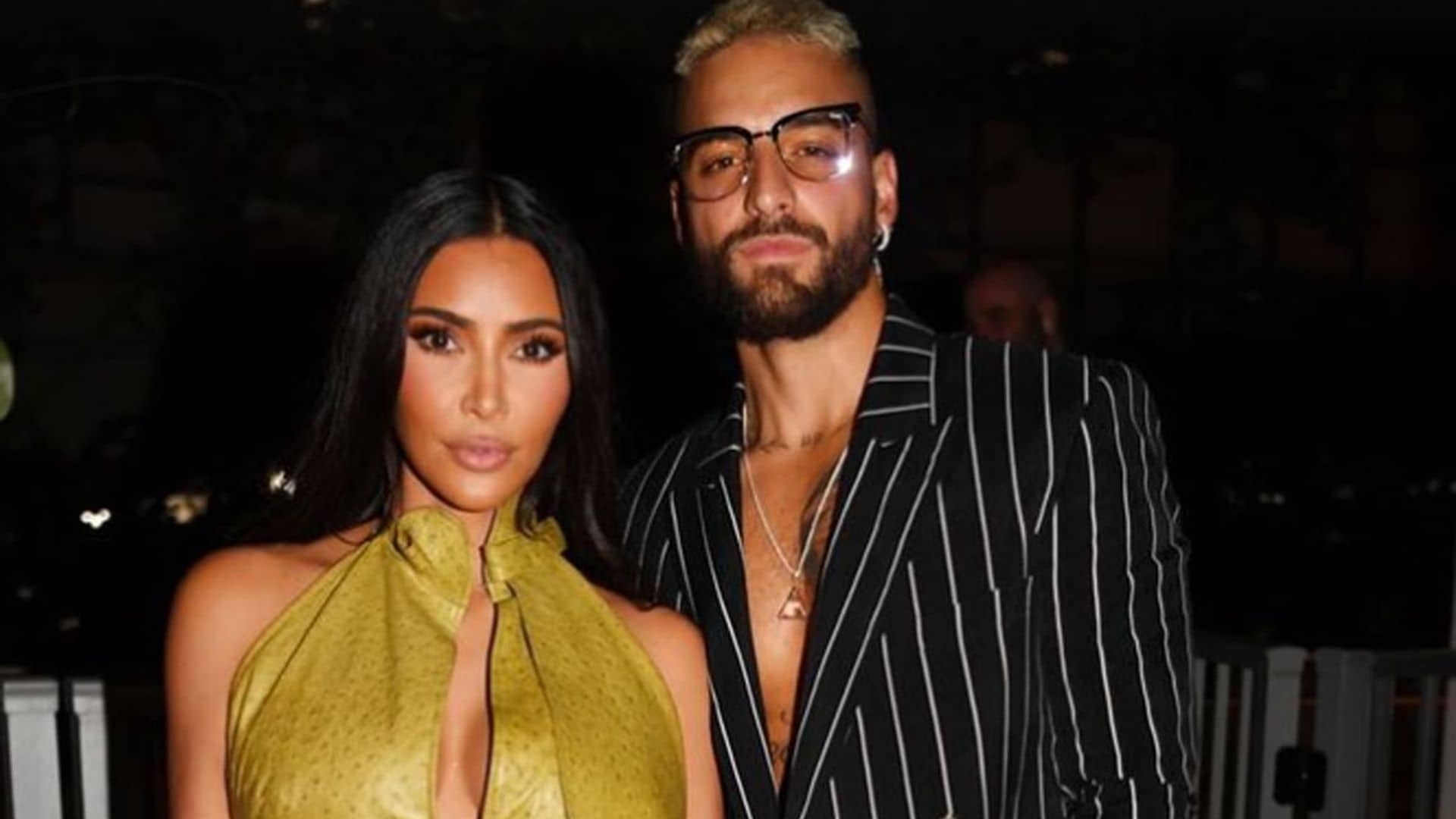 Kim Kardashian, Maluma, Bad Bunny and more stars party at Pharrell’s new hotel