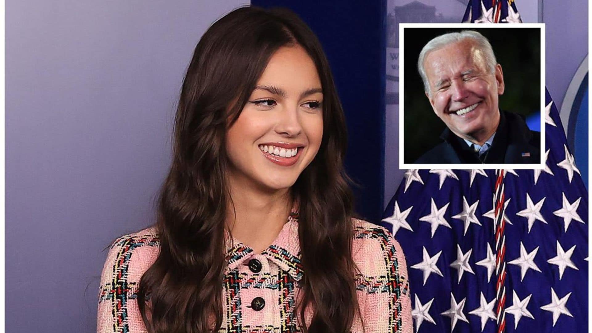 Olivia Rodrigo says President Joe Biden gave her a shoehorn when she visited the White House