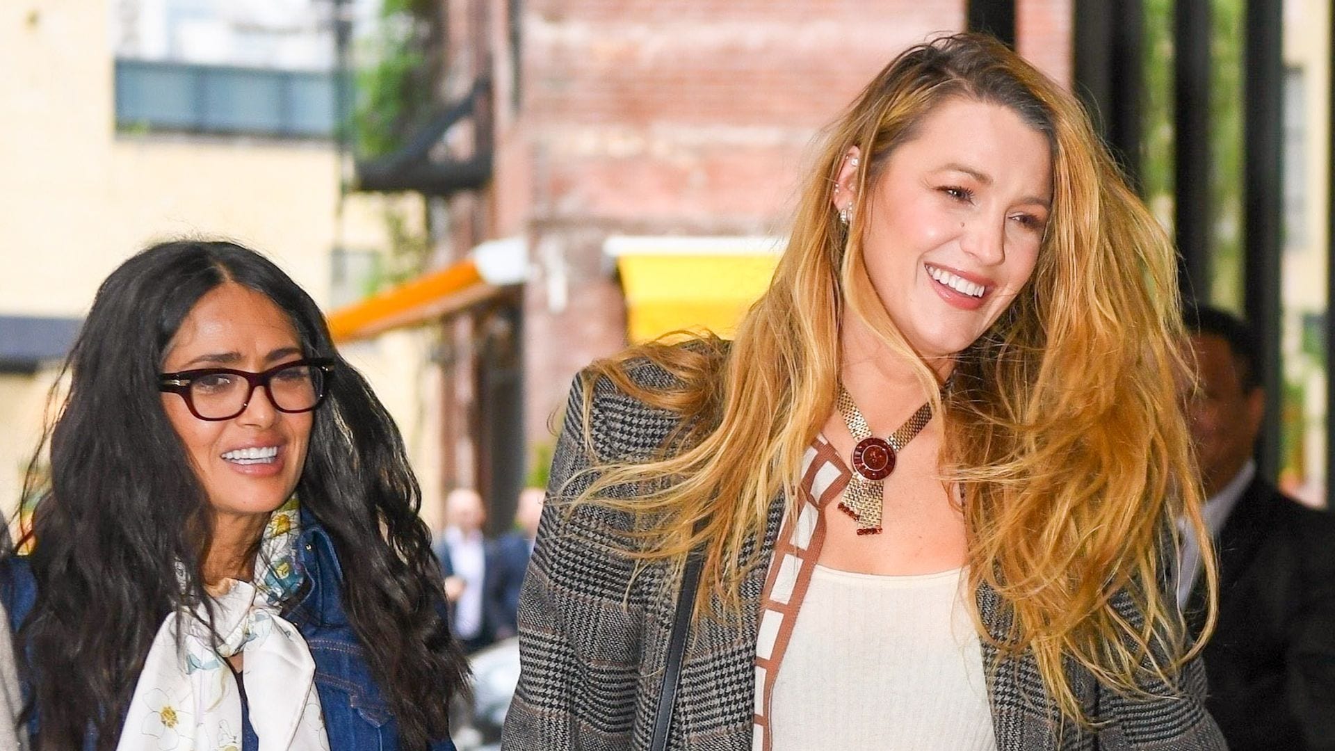 Salma Hayek shares insight into her relationship with Blake Lively and Ryan Reynolds