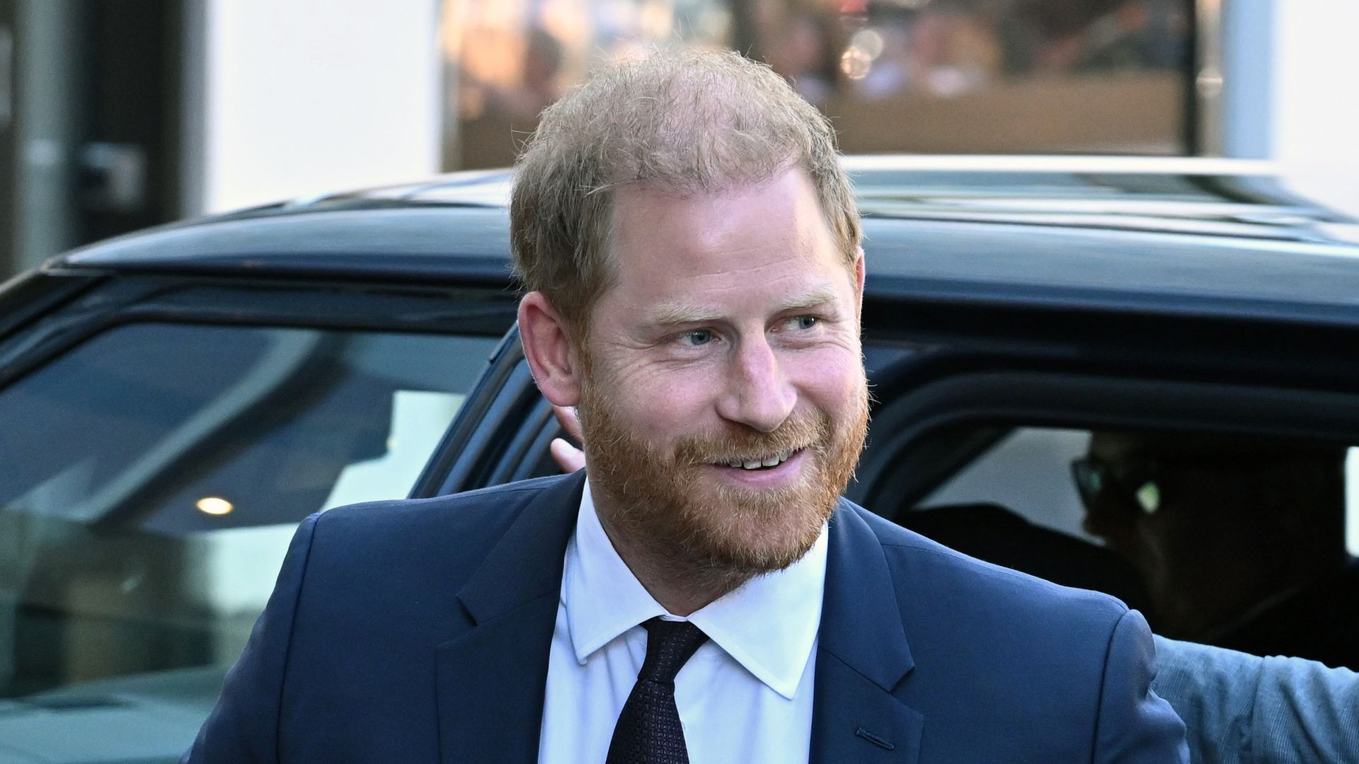 Prince Harry, Duke of Sussex, arrives at the Royal Lancaster Hotel in London for the Wellchild Awards