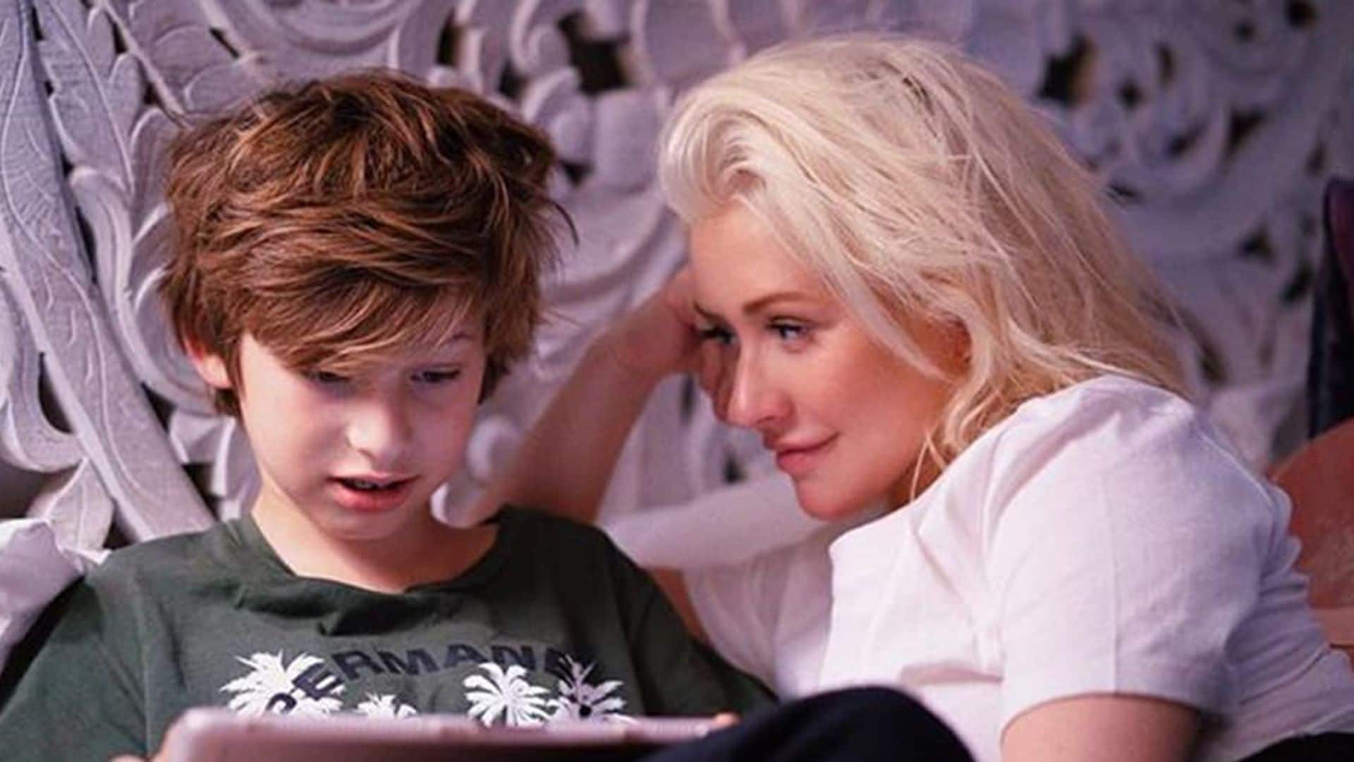 Christina Aguilera's son Max got this special talent from his famous momma