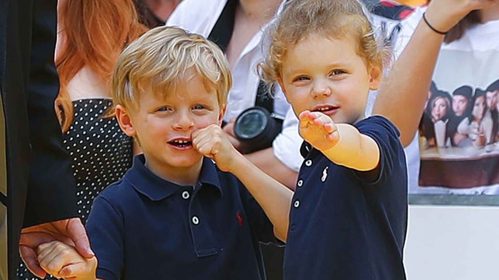 Princess Charlene marks twins Jacques and Gabriella's return to school with a personal photo