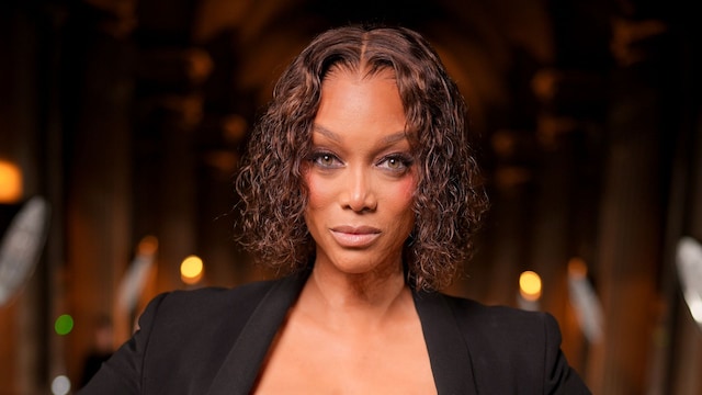 Tyra Banks at Le Grand DÃ®ner du Louvre held at MusÃ©e du Louvre on March 04, 2025 in Paris, France. (Photo by Swan Gallet/WWD via Getty Images) 