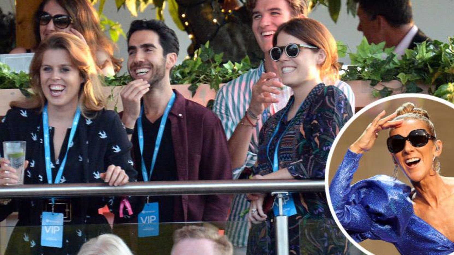 Princesses Beatrice and Eugenie fangirling over Celine Dion is everything we didn't know we needed