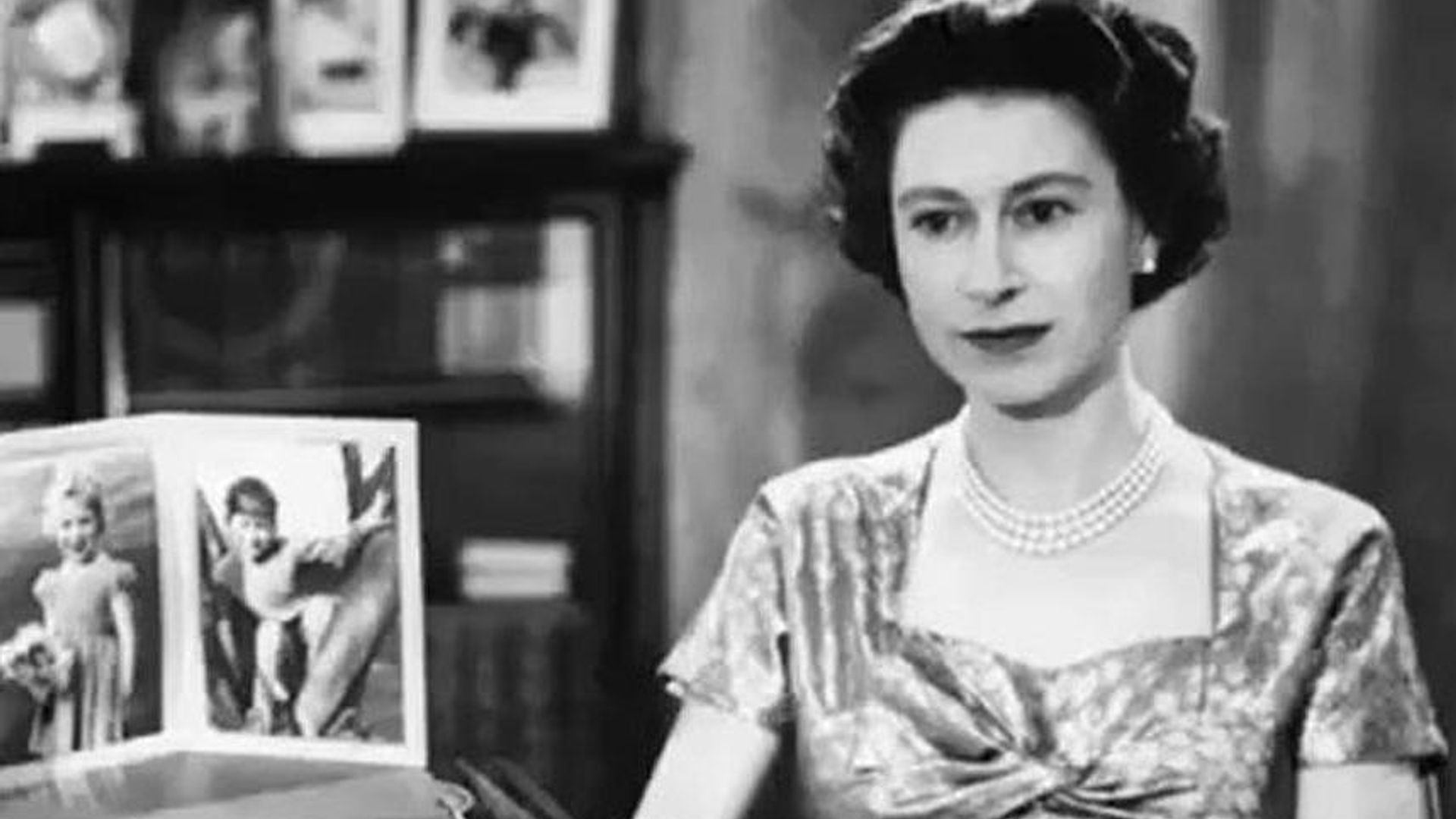 Queen Elizabeth shares a throwback video from her first Christmas broadcast