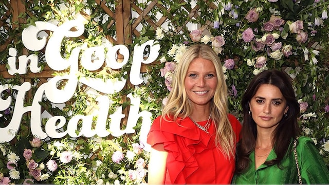 Penelope Cruz and Gwyneth Paltrow at Goop Health Summit
